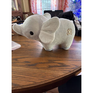 Bellzi Phanti Elephant 11" Plush Stuffed Animal Blue Gray
